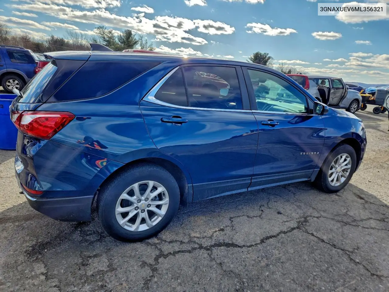 3GNAXUEV6ML356321 2021 Chevrolet Equinox Lt