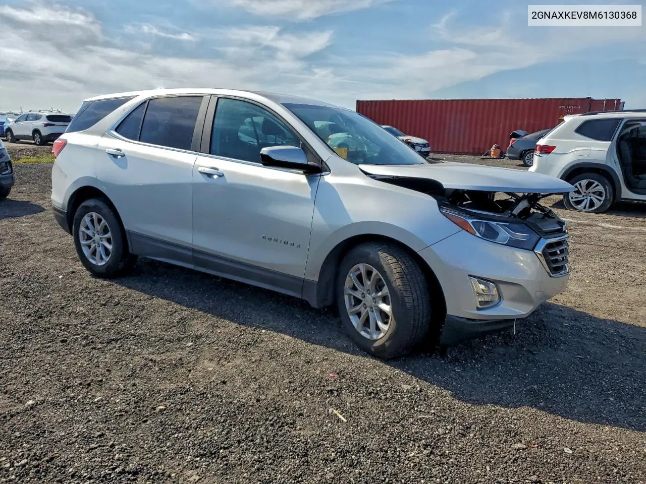 2GNAXKEV8M6130368 2021 Chevrolet Equinox Lt