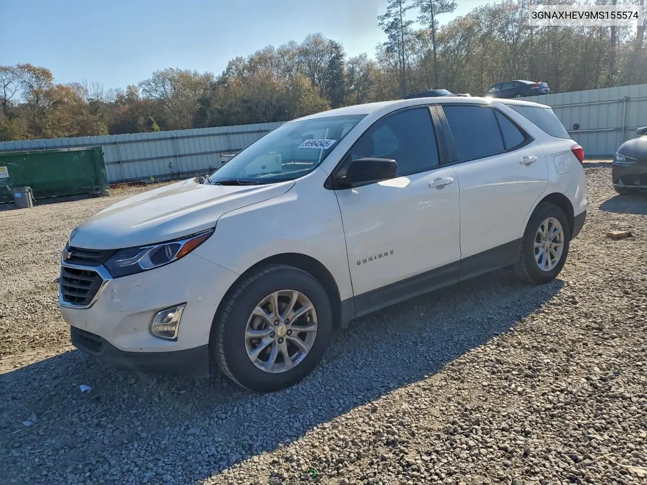 3GNAXHEV9MS155574 2021 Chevrolet Equinox Ls
