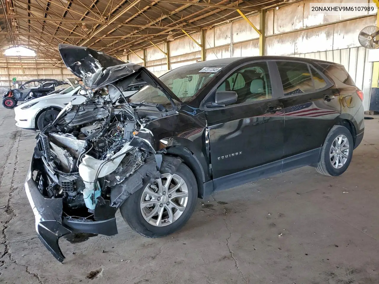 2GNAXHEV9M6107989 2021 Chevrolet Equinox Ls