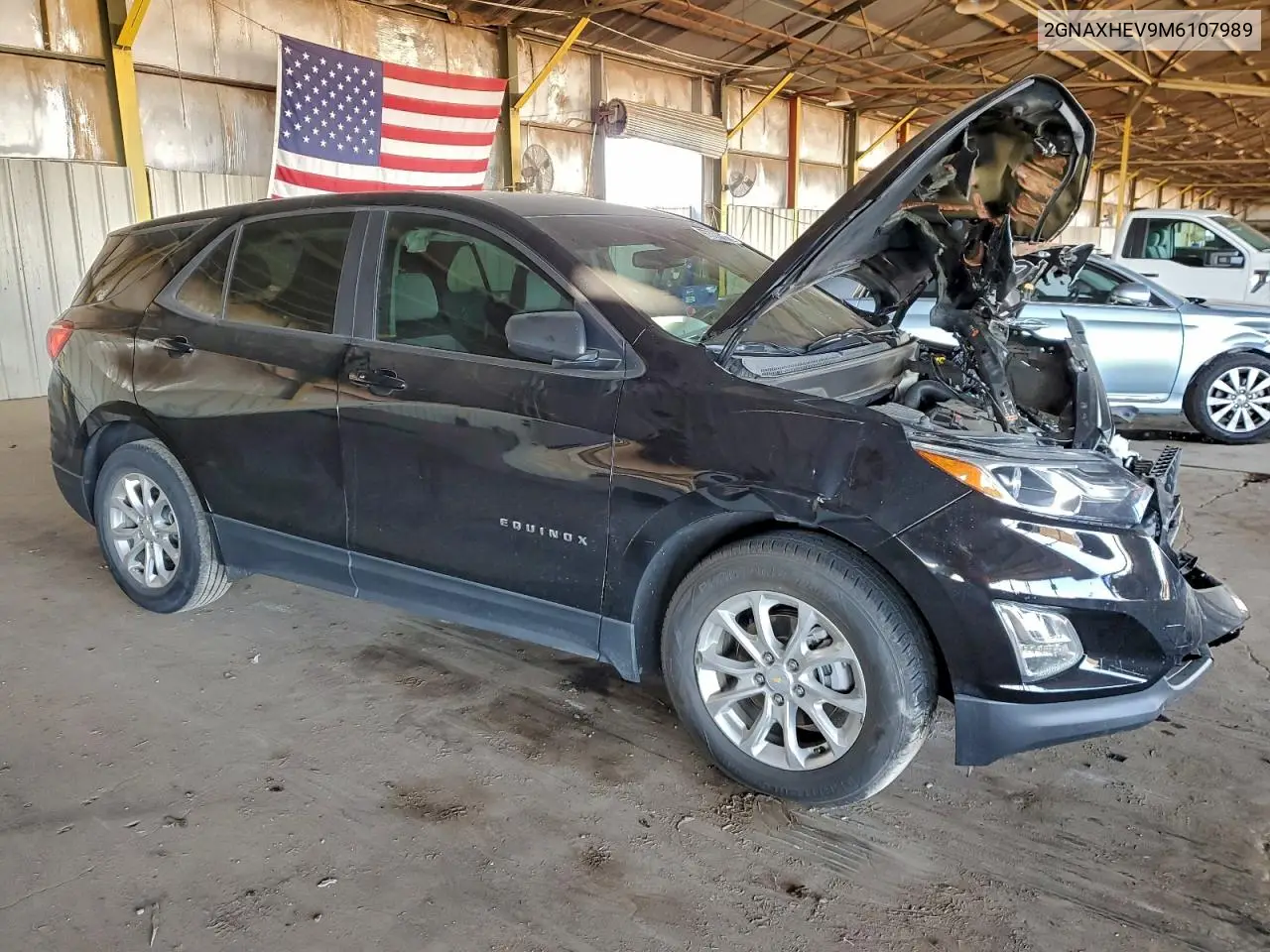 2GNAXHEV9M6107989 2021 Chevrolet Equinox Ls