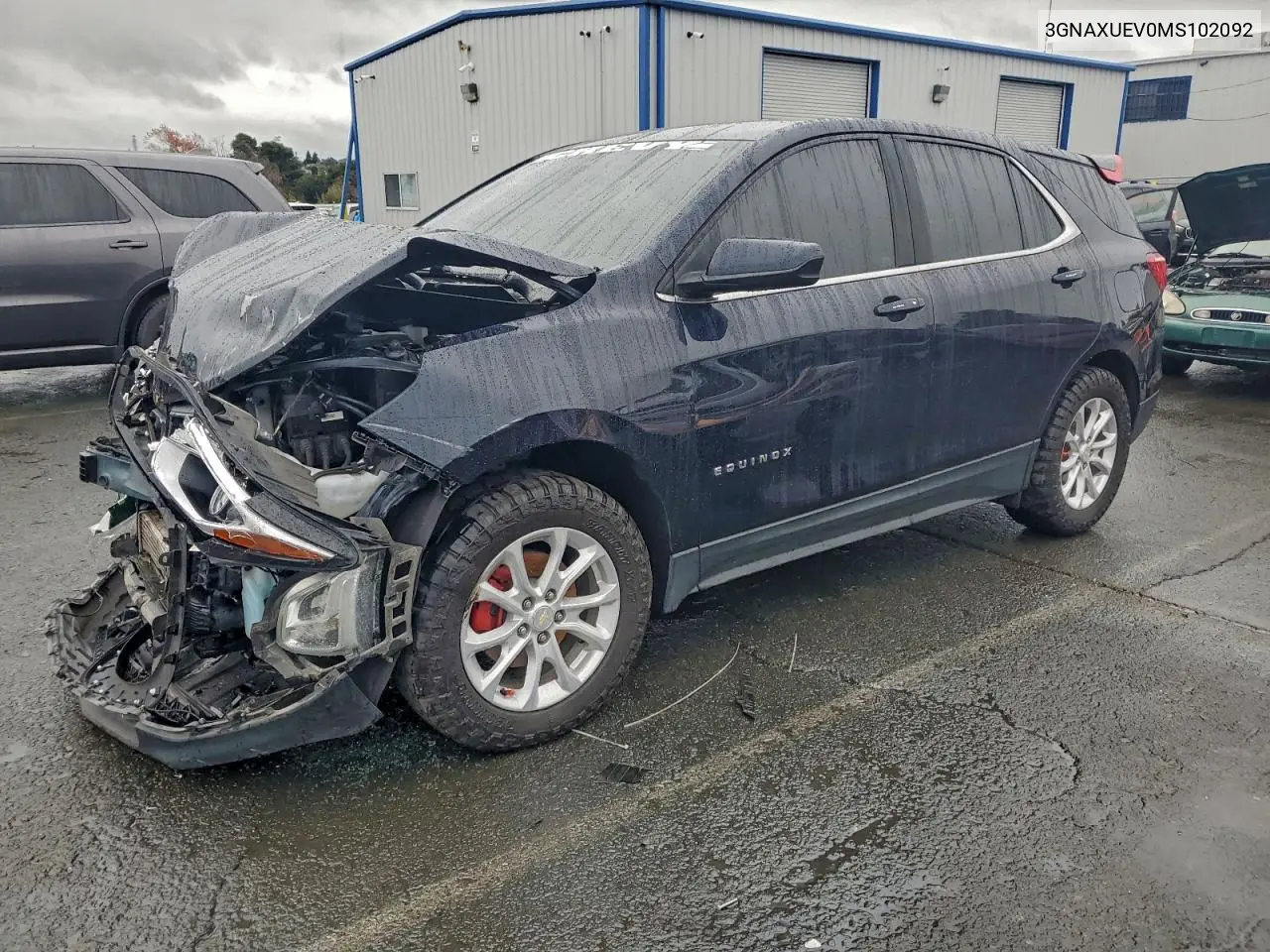 3GNAXUEV0MS102092 2021 Chevrolet Equinox Lt