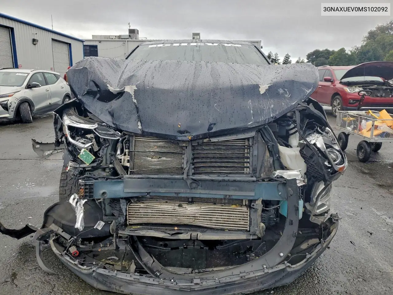 3GNAXUEV0MS102092 2021 Chevrolet Equinox Lt