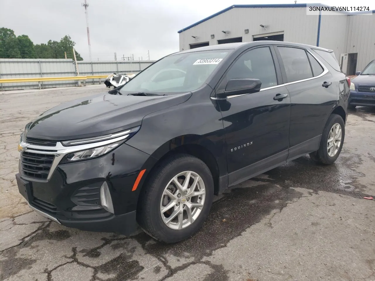 2022 Chevrolet Equinox Lt VIN: 3GNAXUEV6NL114274 Lot: 53953314