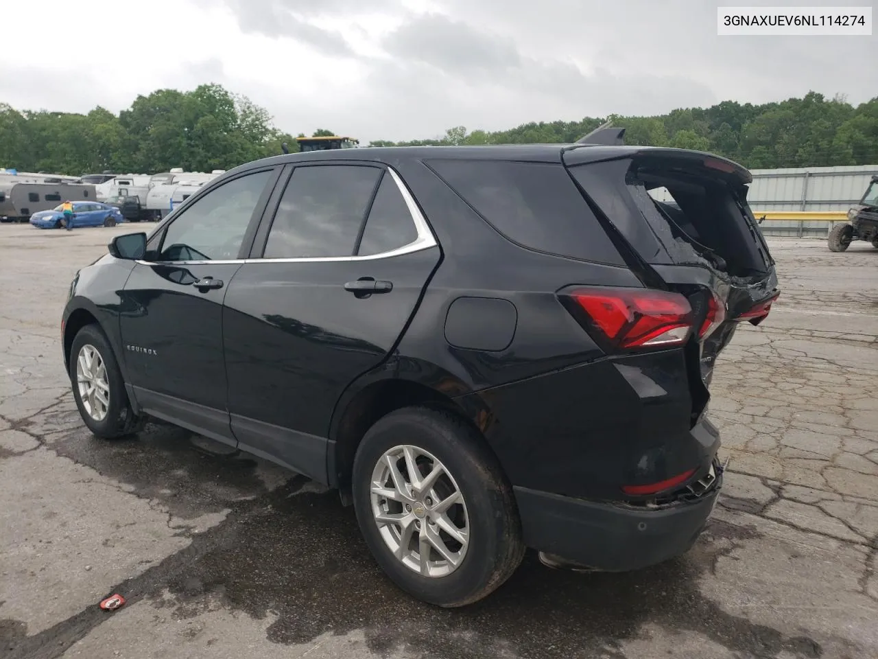 2022 Chevrolet Equinox Lt VIN: 3GNAXUEV6NL114274 Lot: 53953314