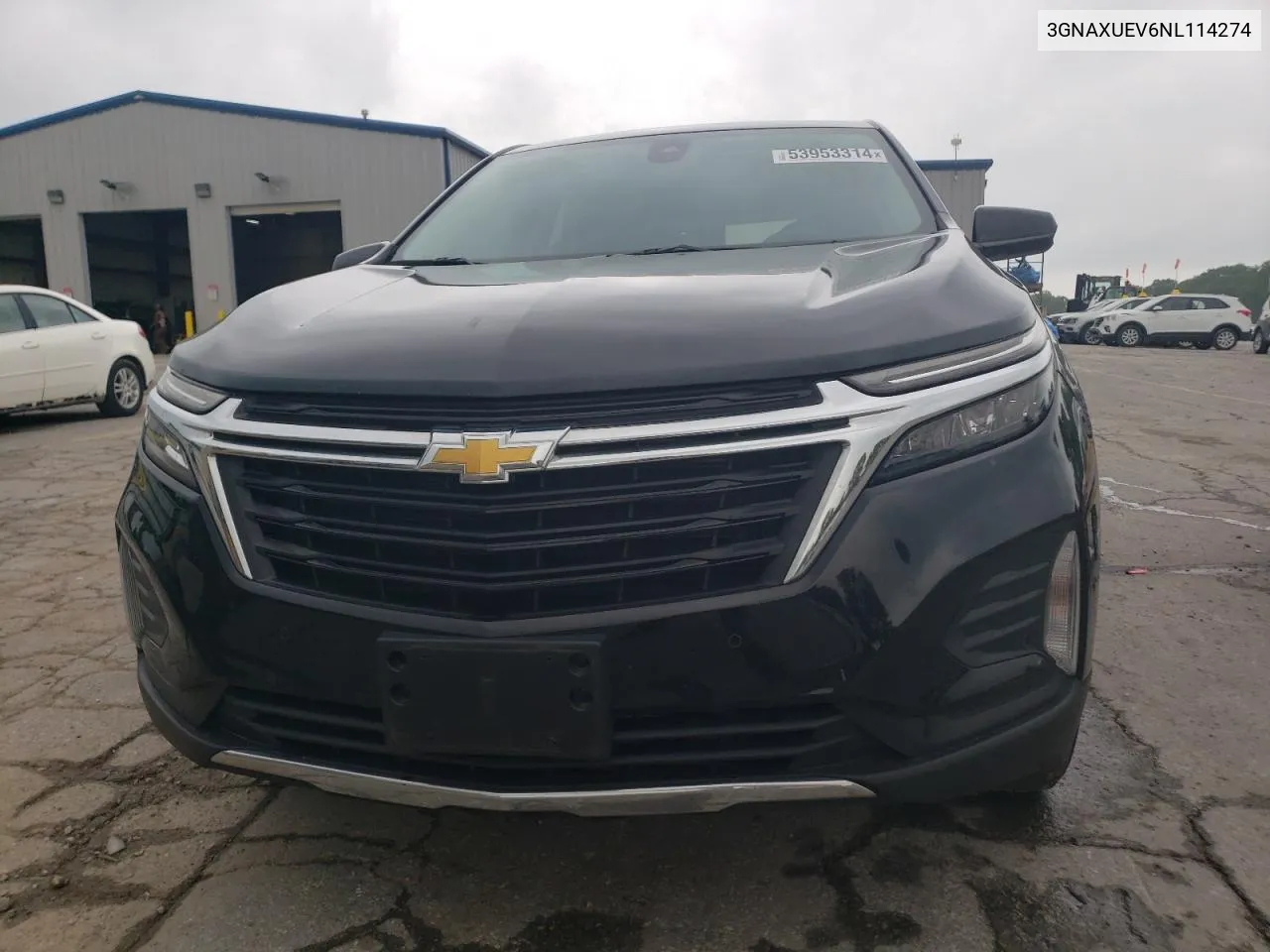 2022 Chevrolet Equinox Lt VIN: 3GNAXUEV6NL114274 Lot: 53953314