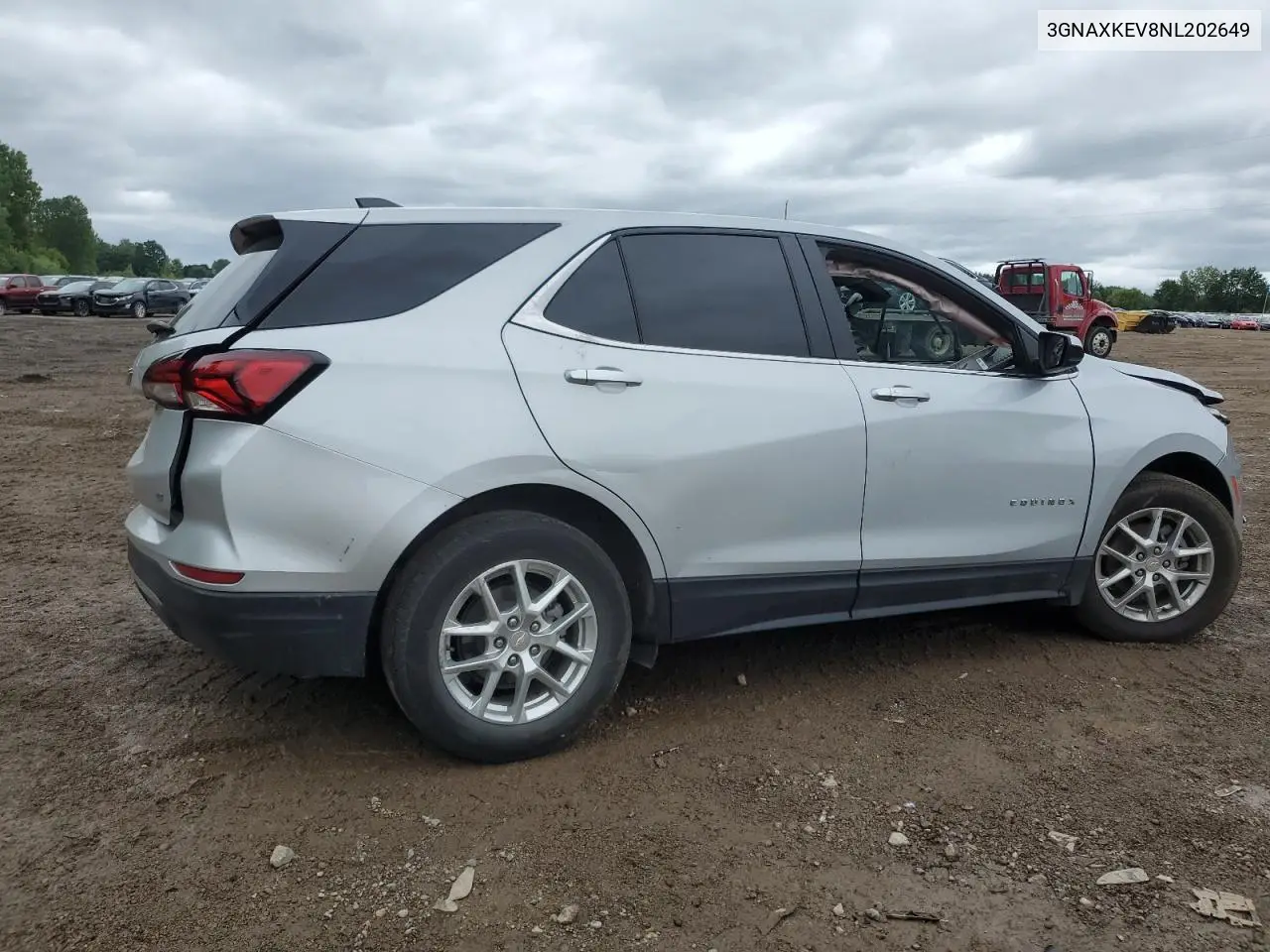 3GNAXKEV8NL202649 2022 Chevrolet Equinox Lt