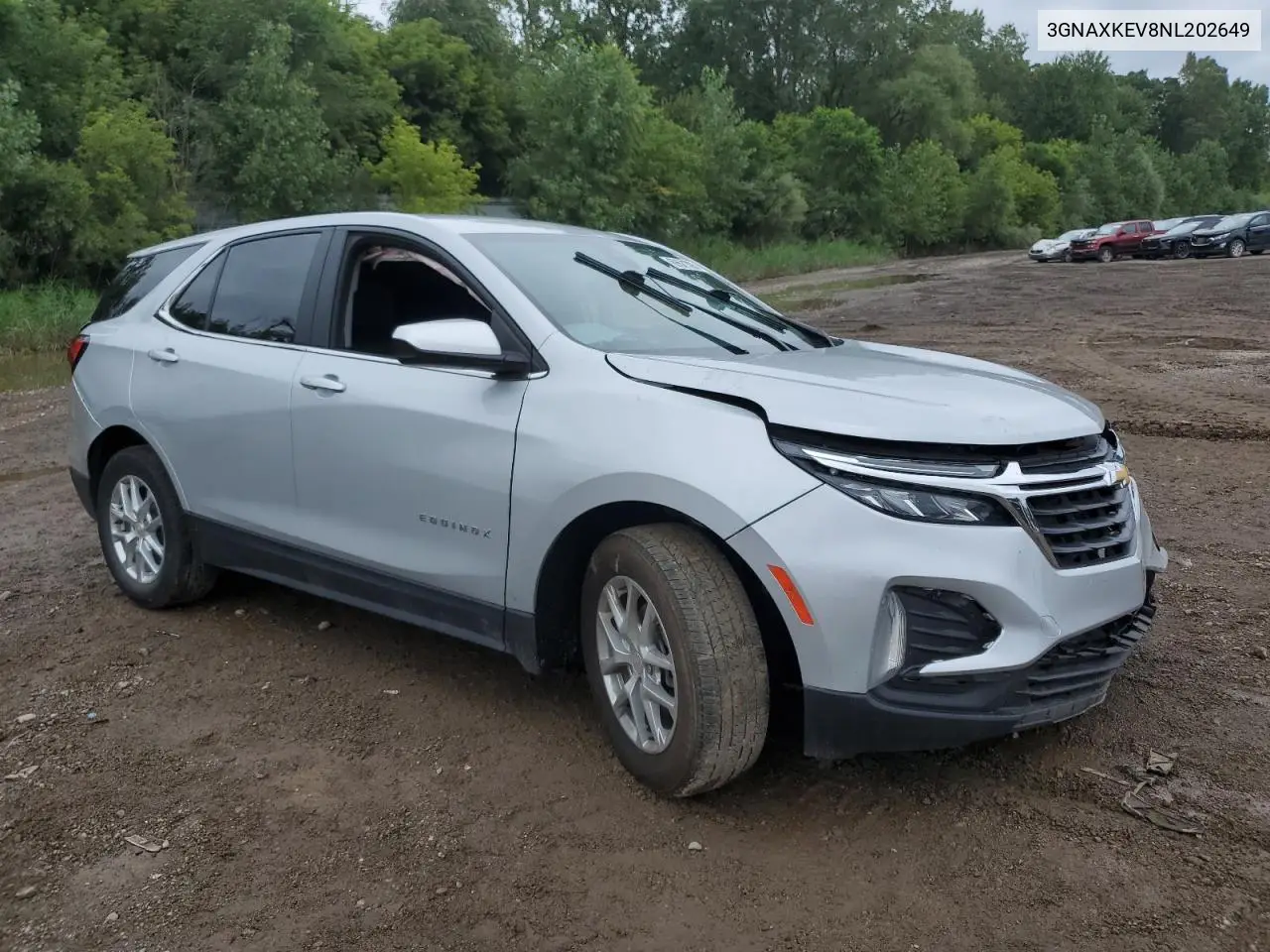 3GNAXKEV8NL202649 2022 Chevrolet Equinox Lt
