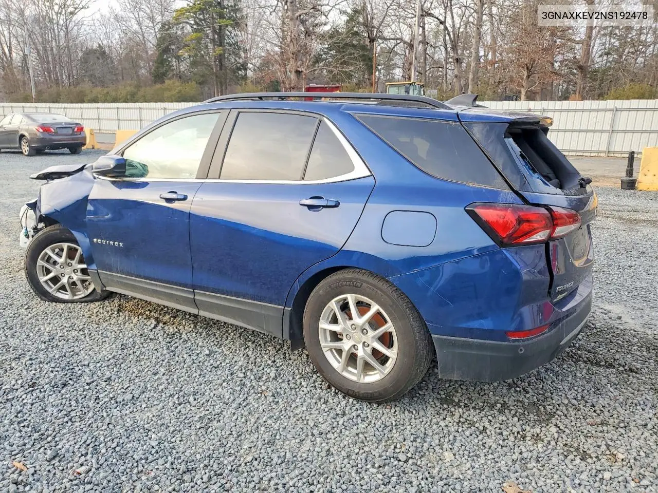 3GNAXKEV2NS192478 2022 Chevrolet Equinox Lt