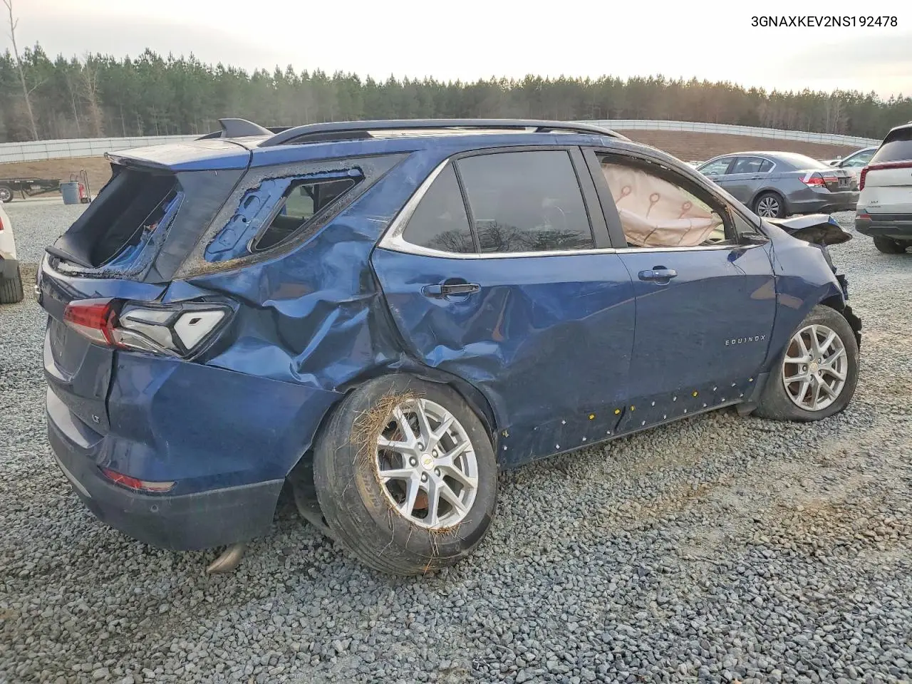 3GNAXKEV2NS192478 2022 Chevrolet Equinox Lt