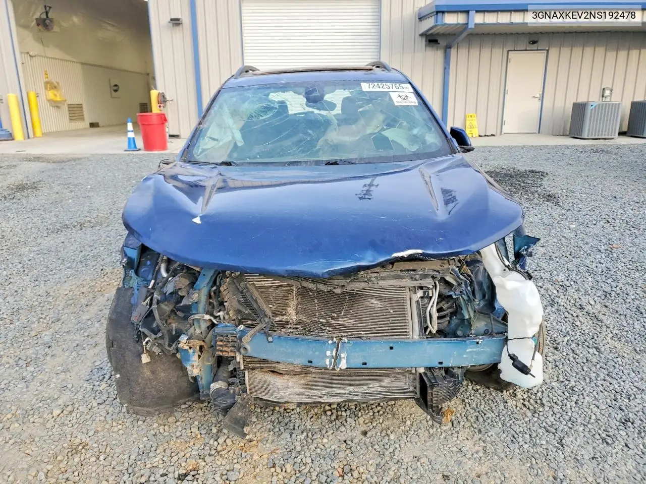 3GNAXKEV2NS192478 2022 Chevrolet Equinox Lt