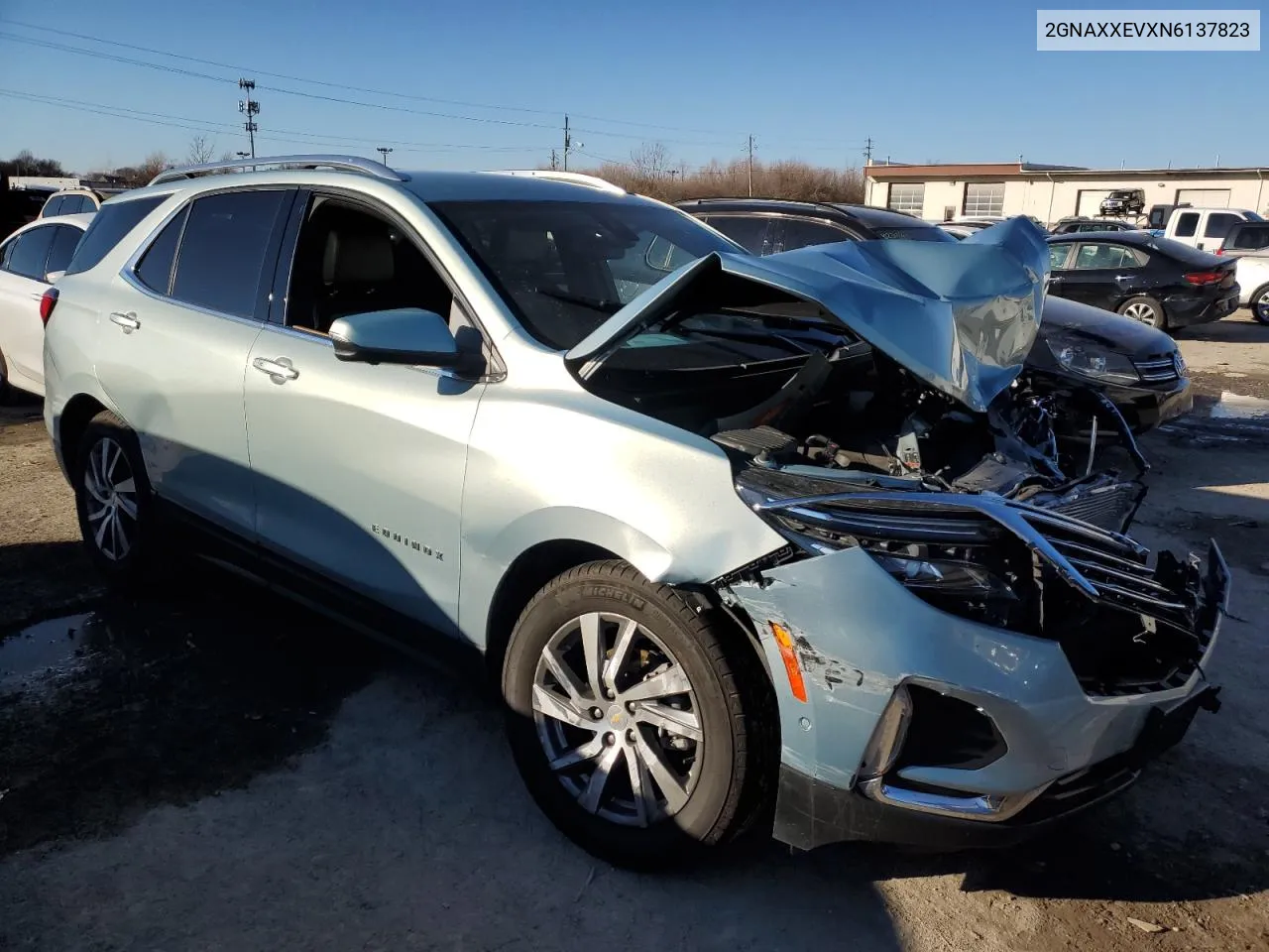 2GNAXXEVXN6137823 2022 Chevrolet Equinox Premier