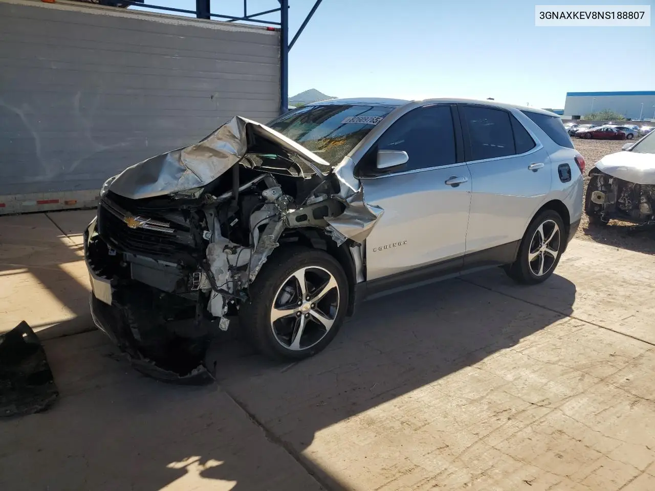 3GNAXKEV8NS188807 2022 Chevrolet Equinox Lt