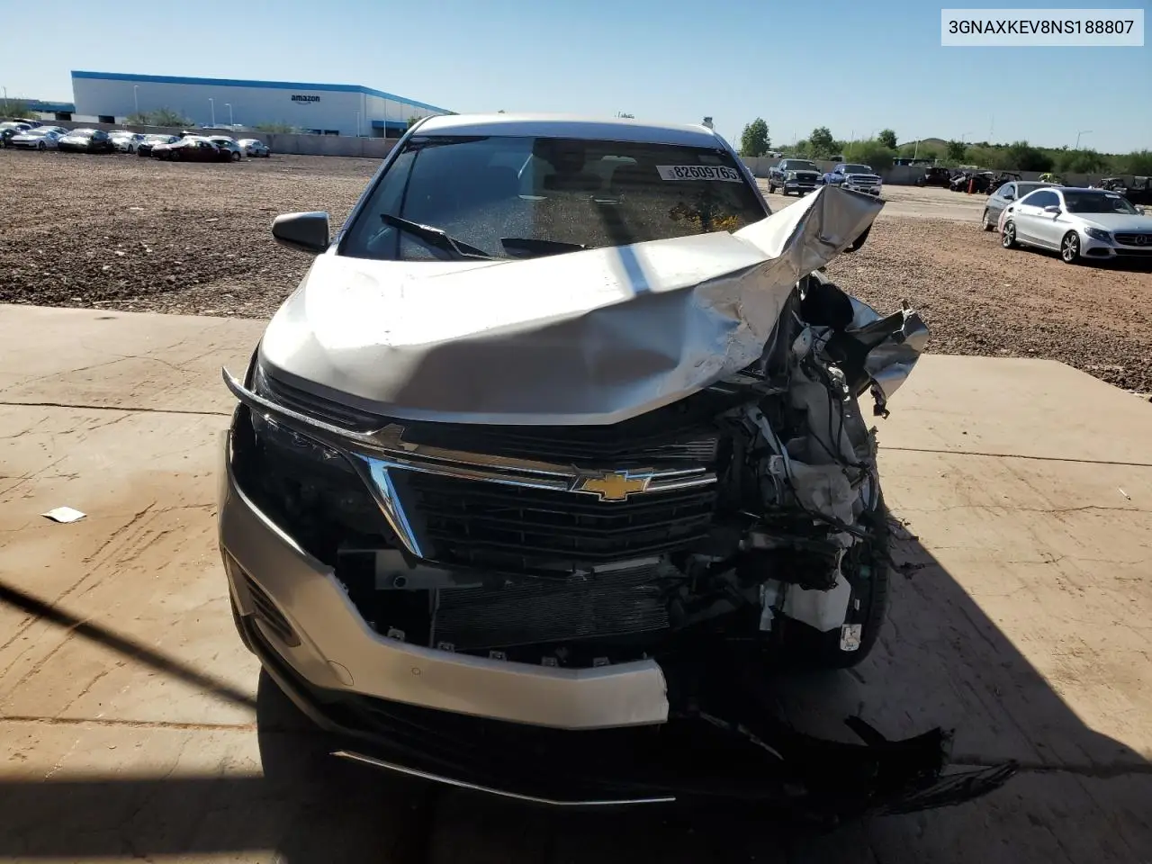 3GNAXKEV8NS188807 2022 Chevrolet Equinox Lt