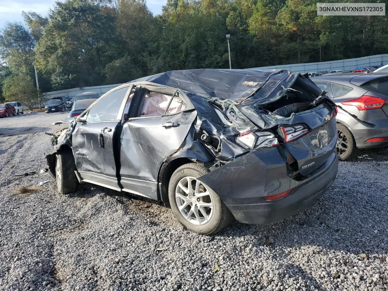 3GNAXHEVXNS172305 2022 Chevrolet Equinox Ls