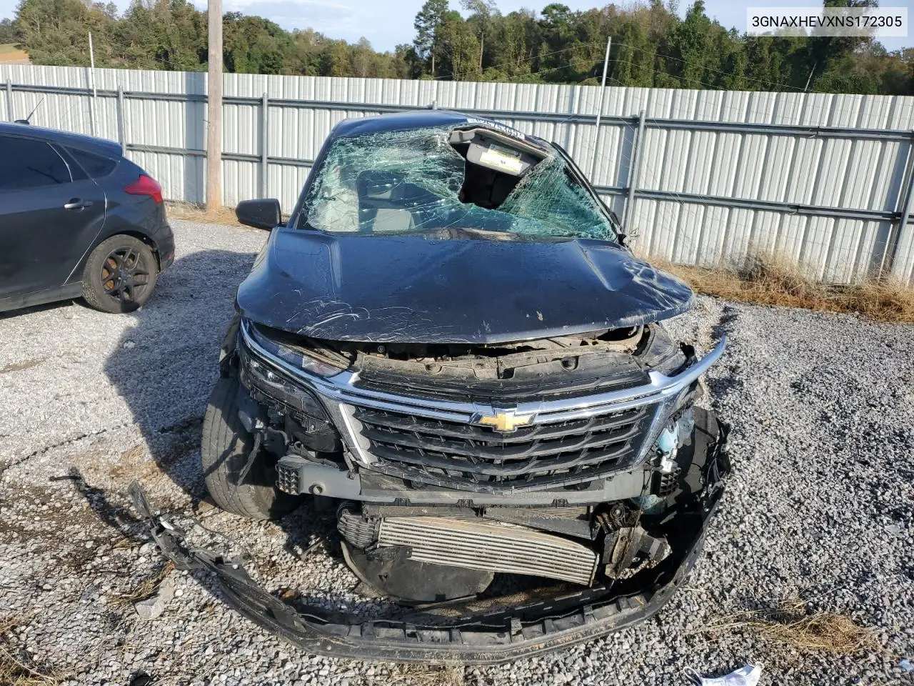 3GNAXHEVXNS172305 2022 Chevrolet Equinox Ls