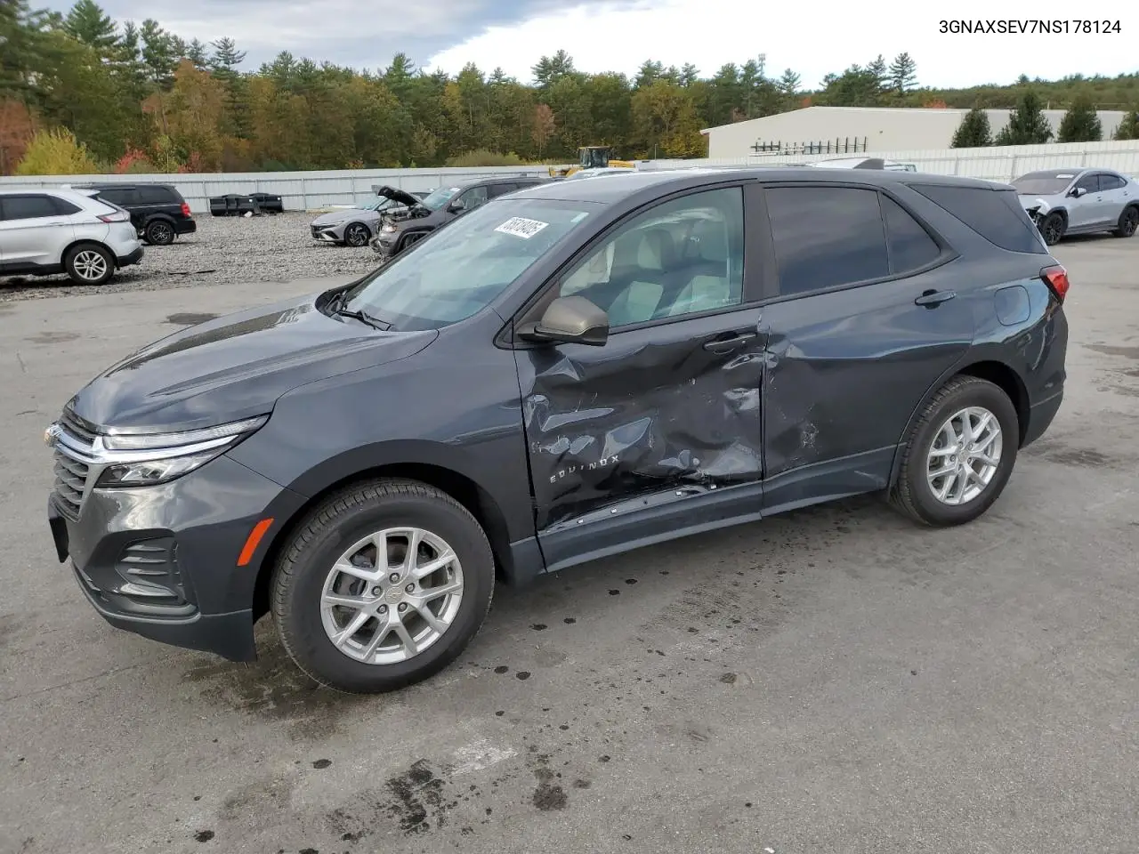 3GNAXSEV7NS178124 2022 Chevrolet Equinox Ls