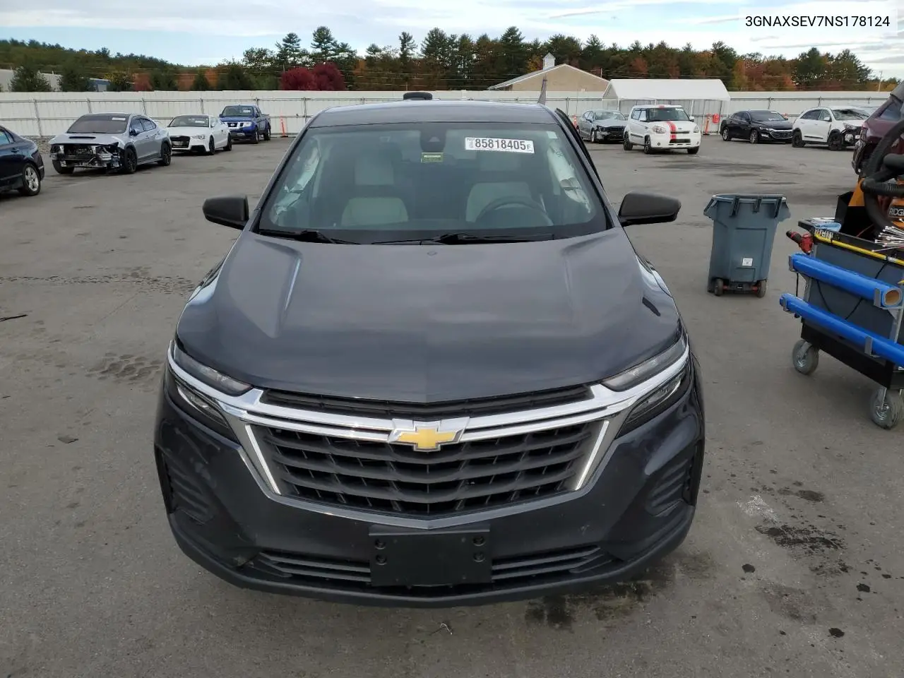 3GNAXSEV7NS178124 2022 Chevrolet Equinox Ls