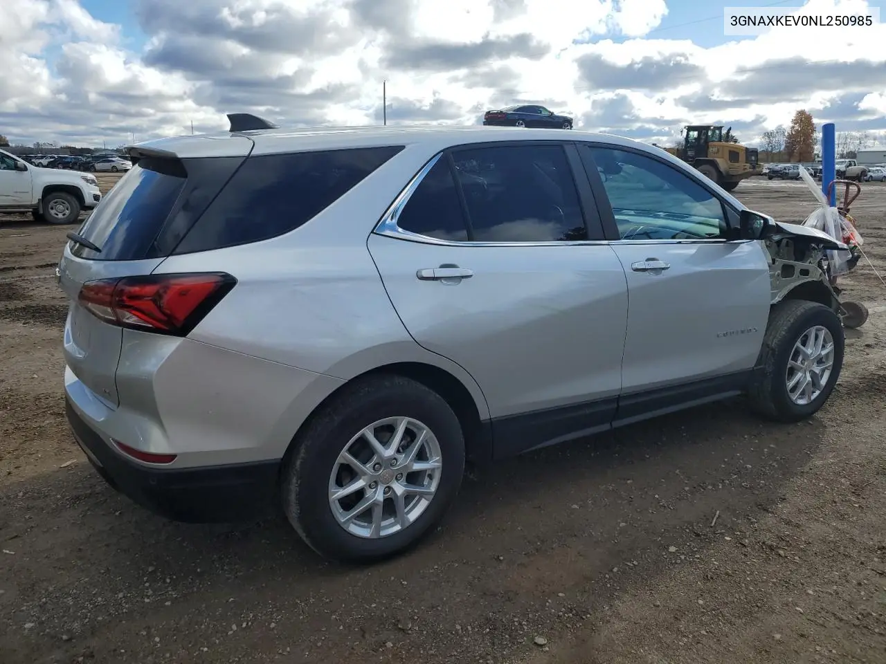 3GNAXKEV0NL250985 2022 Chevrolet Equinox Lt