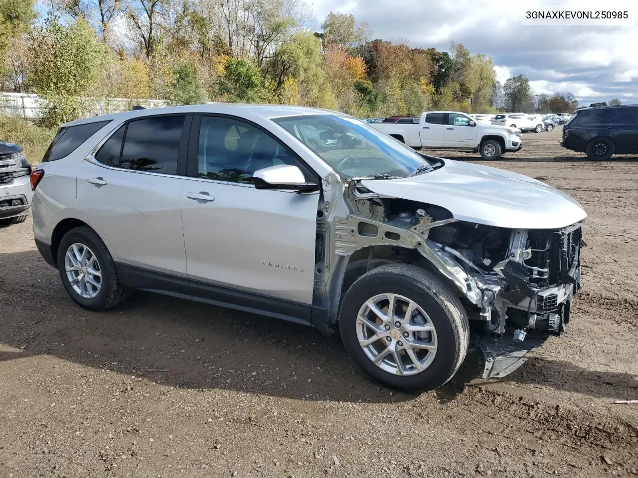 3GNAXKEV0NL250985 2022 Chevrolet Equinox Lt