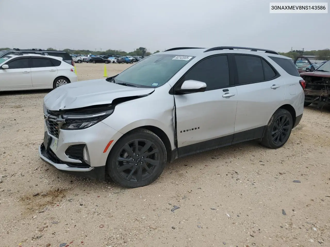 3GNAXMEV8NS143586 2022 Chevrolet Equinox Rs