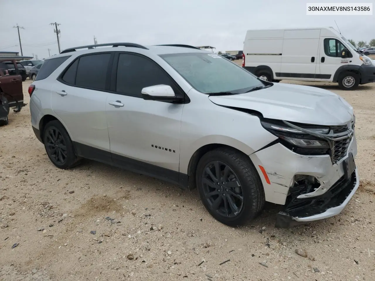 3GNAXMEV8NS143586 2022 Chevrolet Equinox Rs