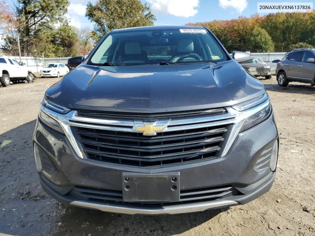 2GNAXUEVXN6137836 2022 Chevrolet Equinox Lt