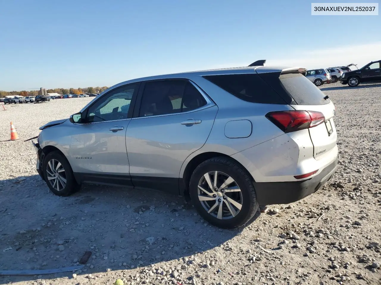 3GNAXUEV2NL252037 2022 Chevrolet Equinox Lt