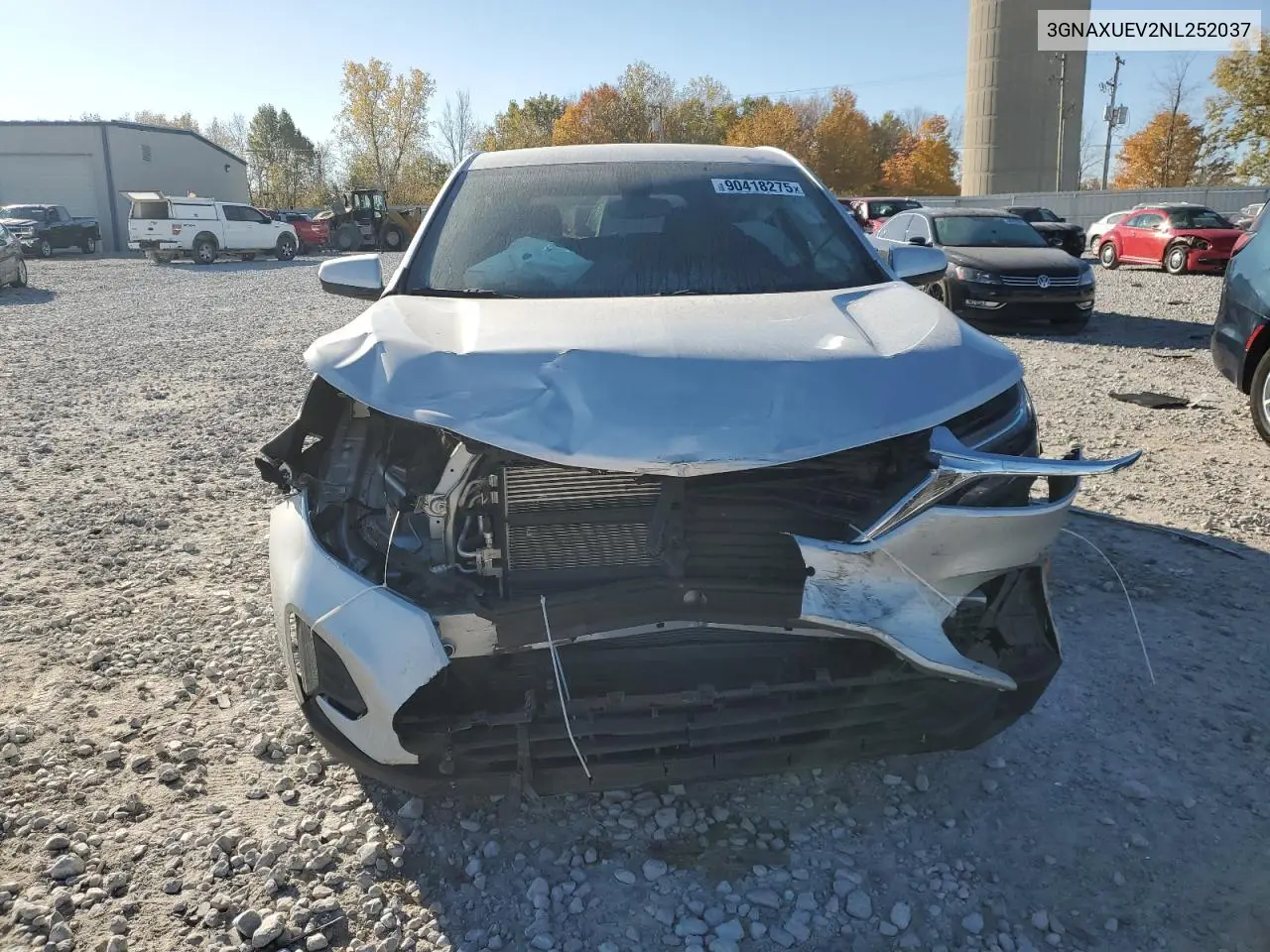 3GNAXUEV2NL252037 2022 Chevrolet Equinox Lt