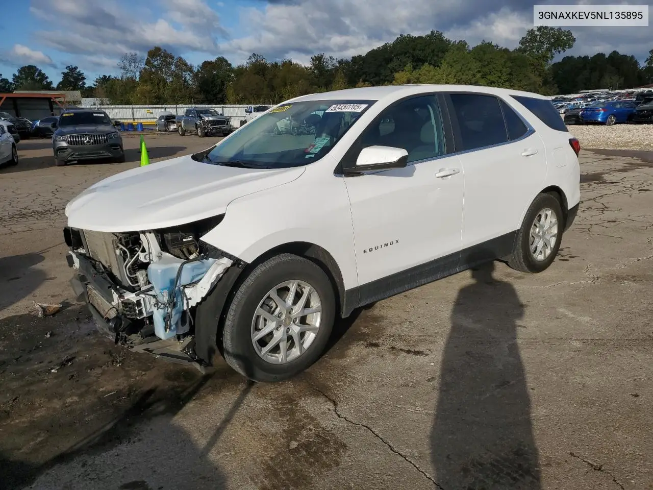 3GNAXKEV5NL135895 2022 Chevrolet Equinox Lt