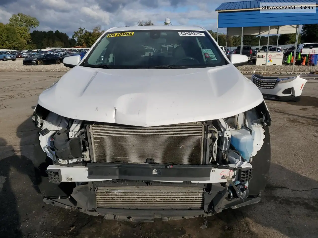 3GNAXKEV5NL135895 2022 Chevrolet Equinox Lt