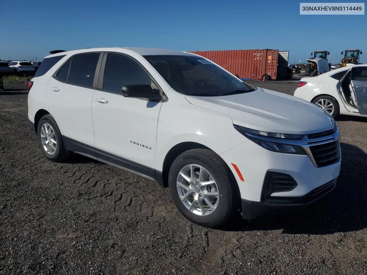 3GNAXHEV8NS114449 2022 Chevrolet Equinox Ls