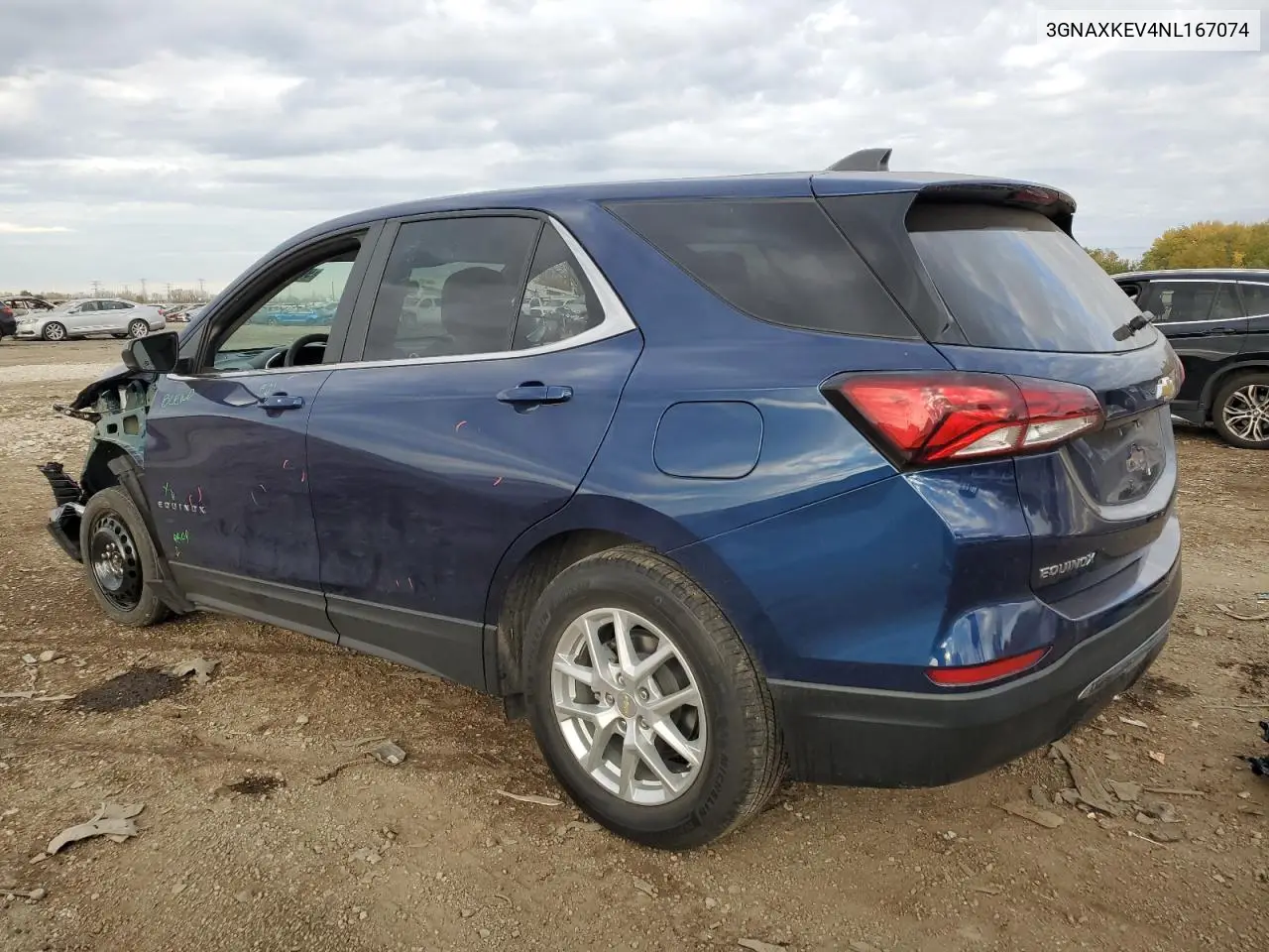 3GNAXKEV4NL167074 2022 Chevrolet Equinox Lt