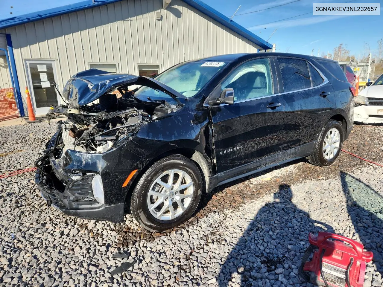 3GNAXKEV3NL232657 2022 Chevrolet Equinox Lt
