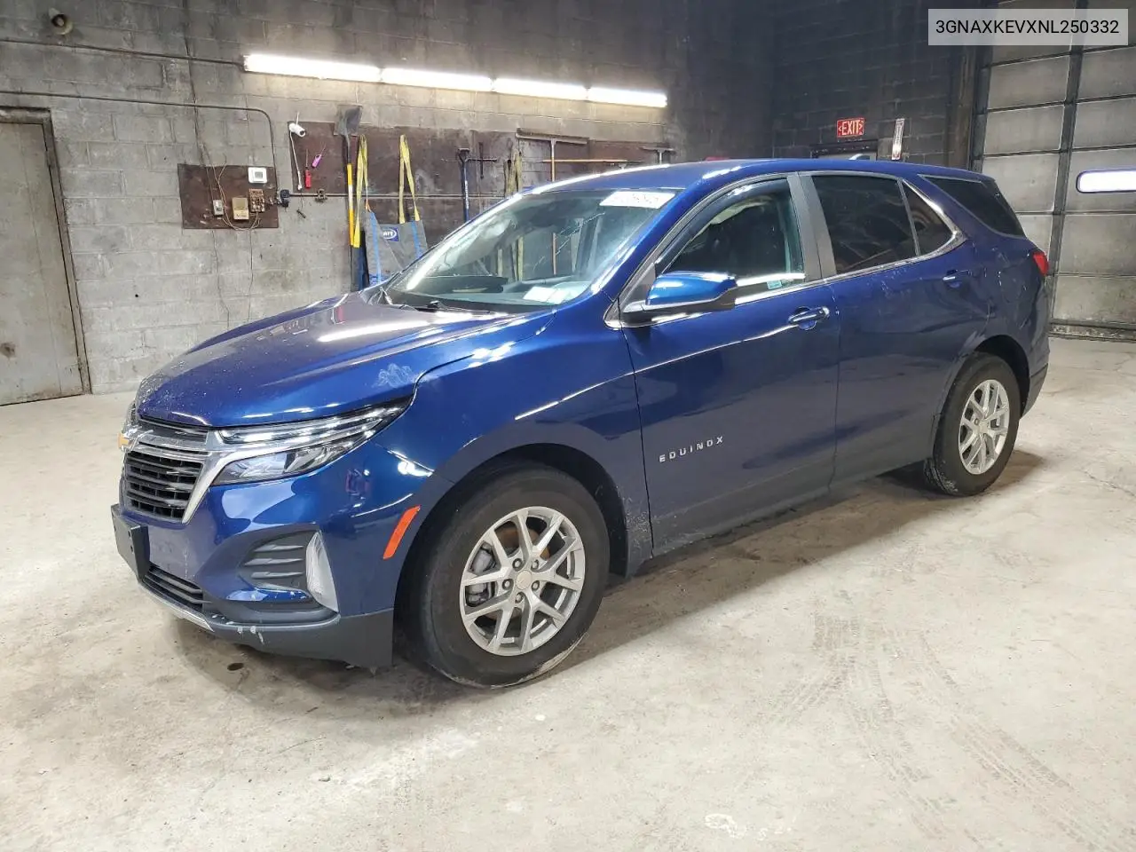3GNAXKEVXNL250332 2022 Chevrolet Equinox Lt