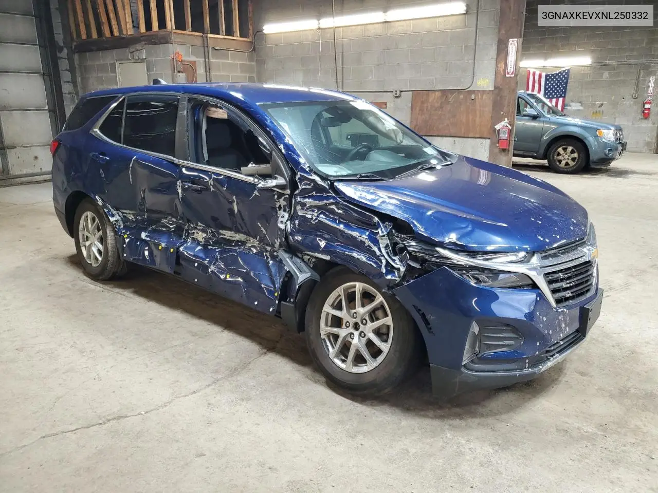 3GNAXKEVXNL250332 2022 Chevrolet Equinox Lt