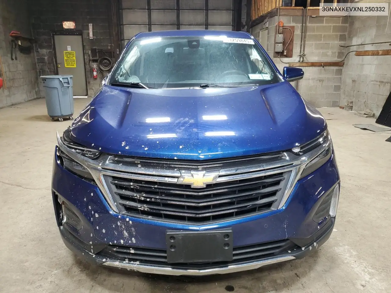 3GNAXKEVXNL250332 2022 Chevrolet Equinox Lt