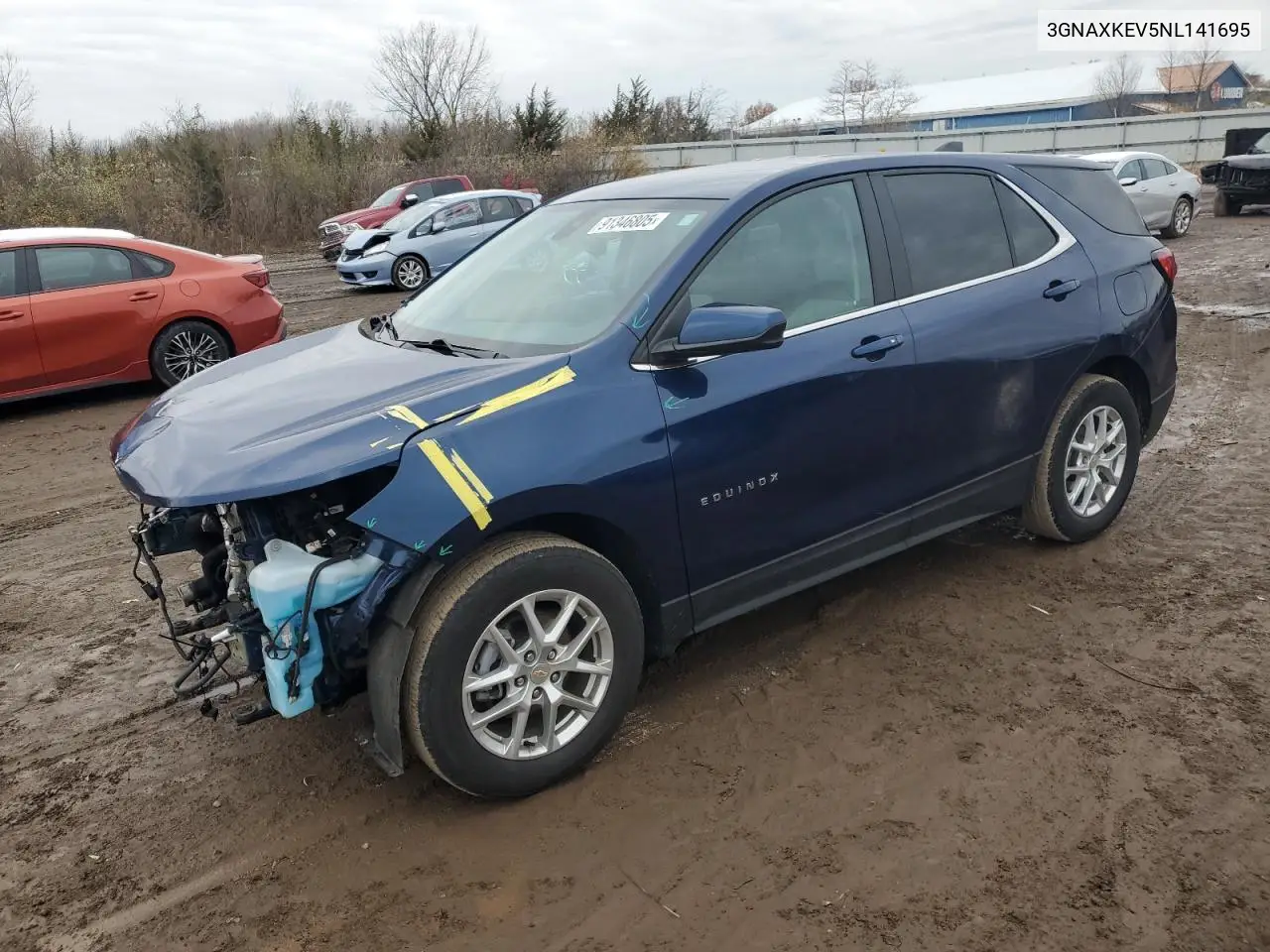 3GNAXKEV5NL141695 2022 Chevrolet Equinox Lt