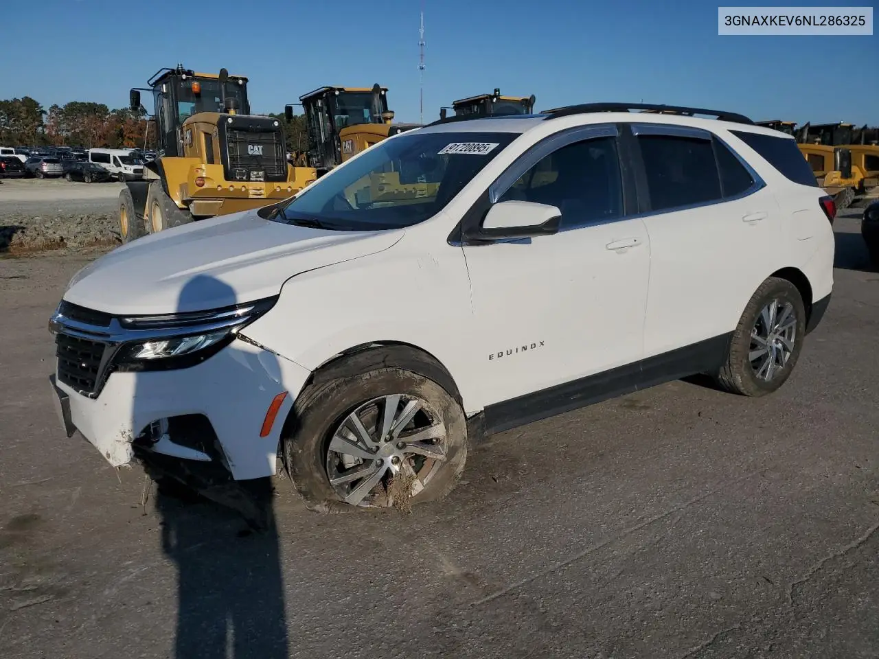 3GNAXKEV6NL286325 2022 Chevrolet Equinox Lt