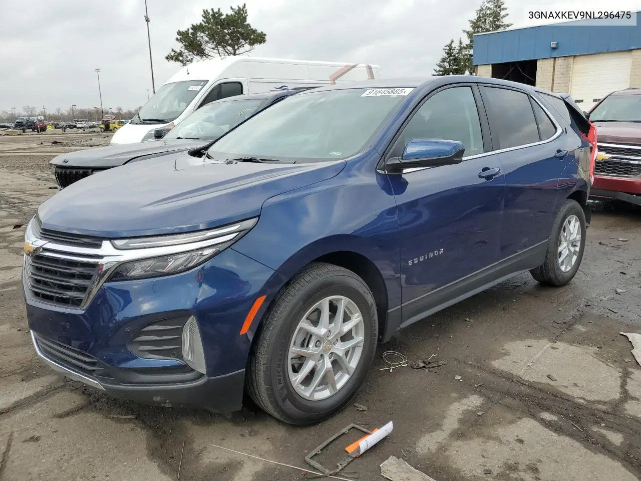 3GNAXKEV9NL296475 2022 Chevrolet Equinox Lt