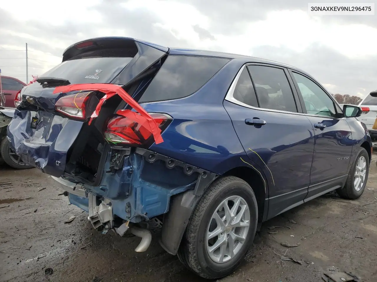 3GNAXKEV9NL296475 2022 Chevrolet Equinox Lt