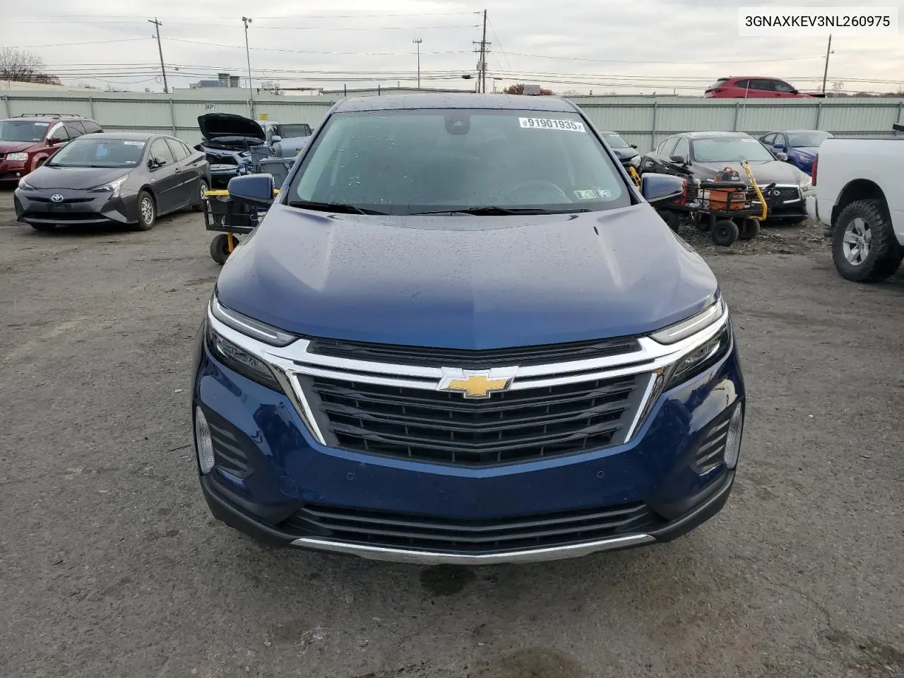 3GNAXKEV3NL260975 2022 Chevrolet Equinox Lt