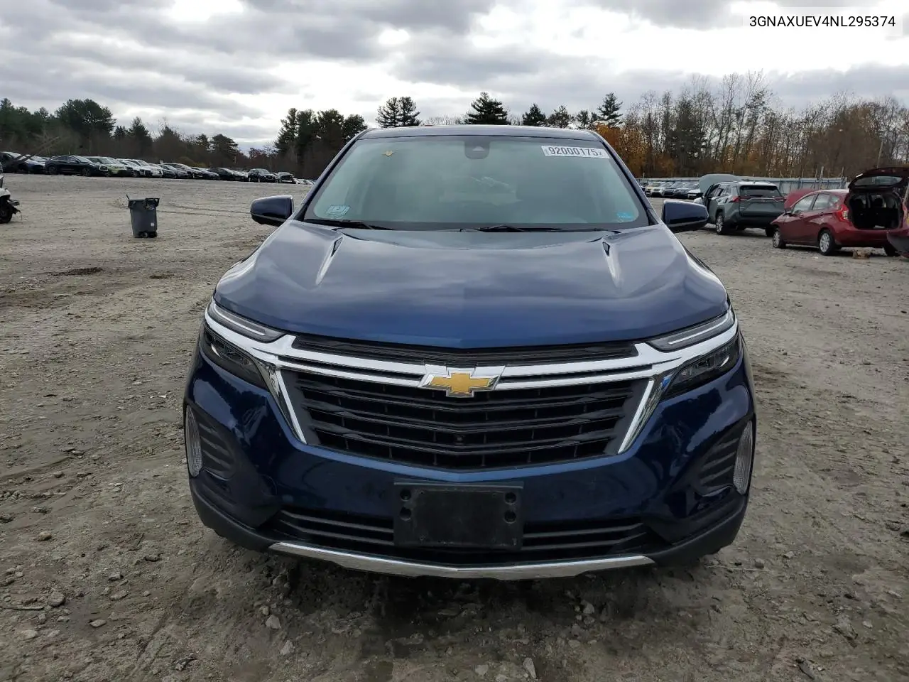 3GNAXUEV4NL295374 2022 Chevrolet Equinox Lt