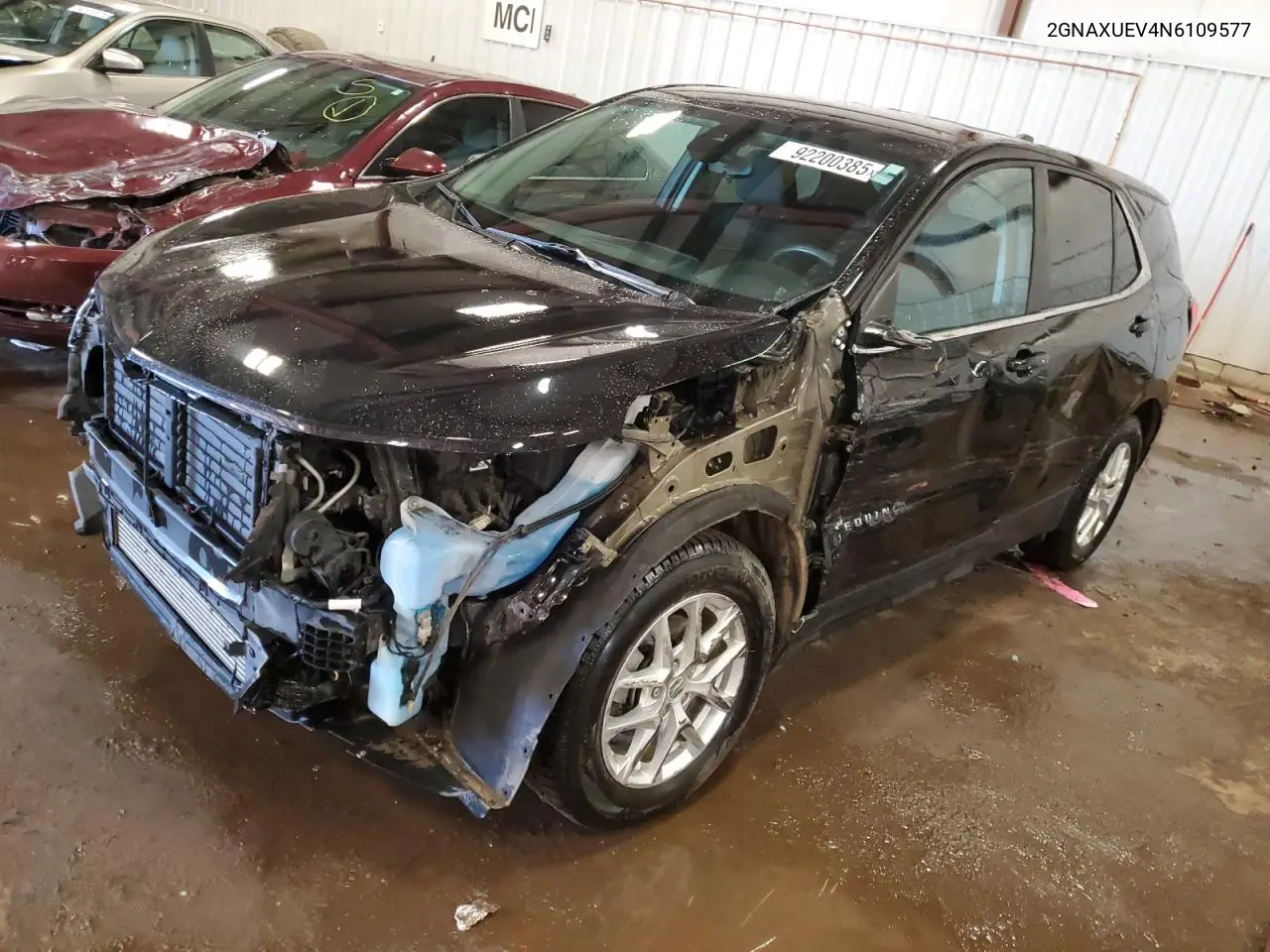 2GNAXUEV4N6109577 2022 Chevrolet Equinox Lt