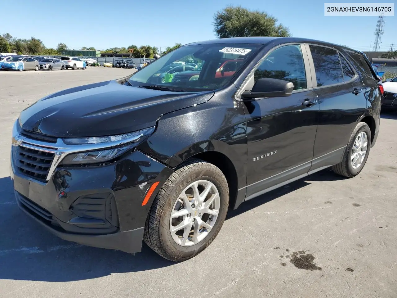 2GNAXHEV8N6146705 2022 Chevrolet Equinox Ls