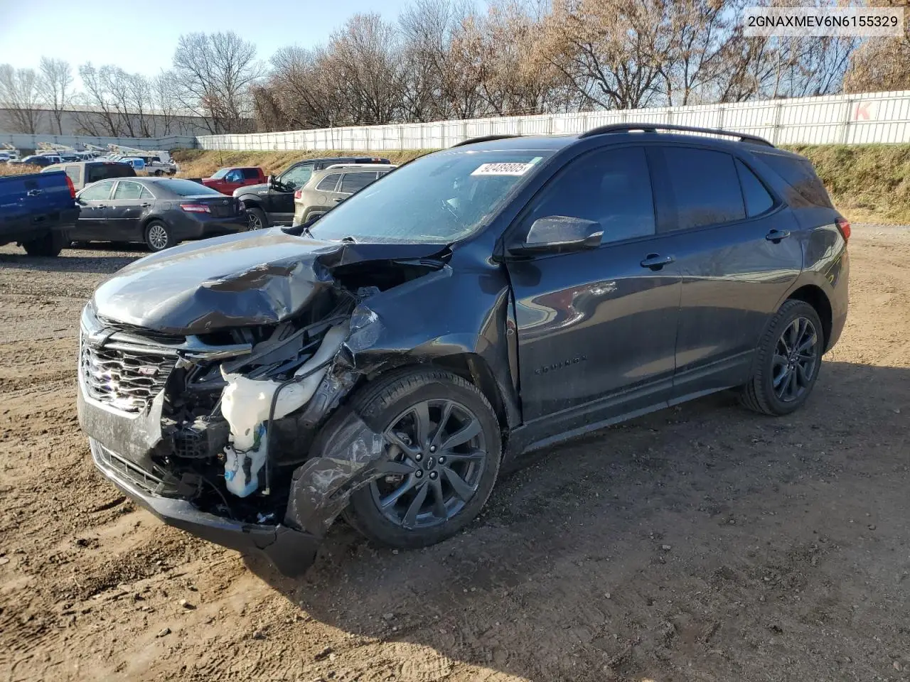 2GNAXMEV6N6155329 2022 Chevrolet Equinox Rs