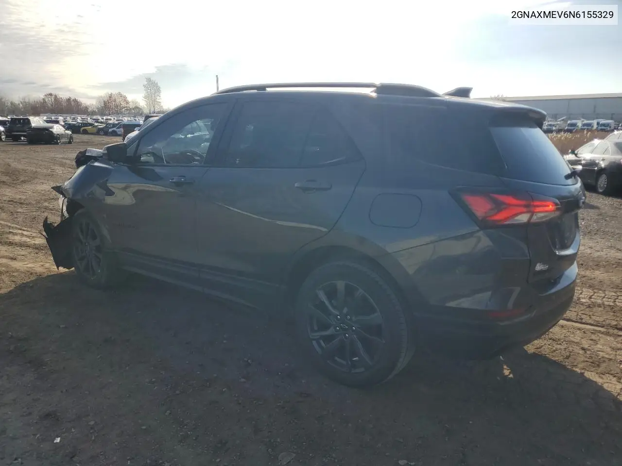 2GNAXMEV6N6155329 2022 Chevrolet Equinox Rs