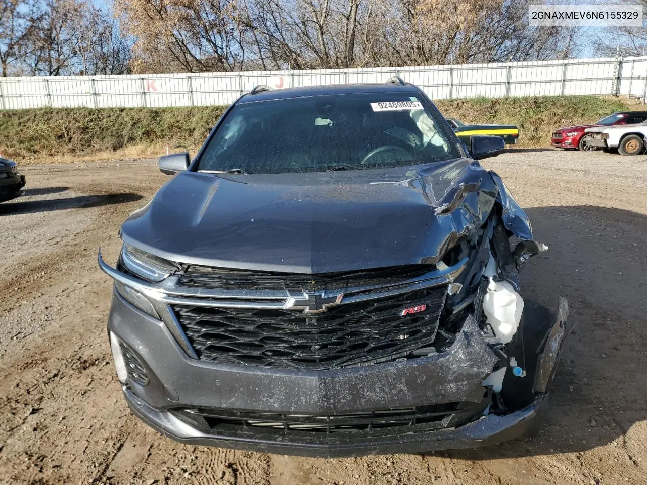 2GNAXMEV6N6155329 2022 Chevrolet Equinox Rs