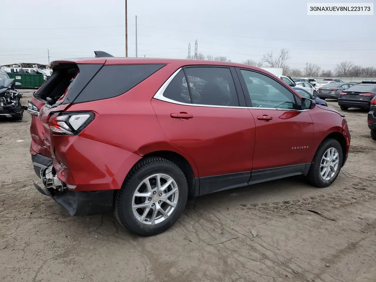 3GNAXUEV8NL223173 2022 Chevrolet Equinox Lt
