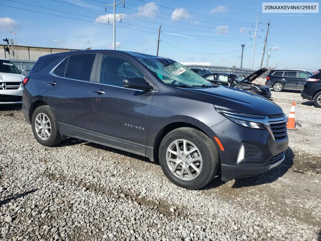 2GNAXKEV4N6129557 2022 Chevrolet Equinox Lt